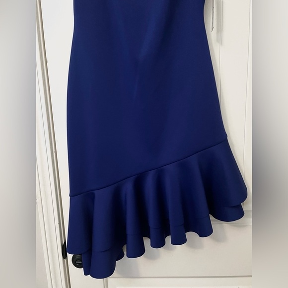 NWT Eliza J One Shoulder Ruffle Dress - Picture 4 of 9